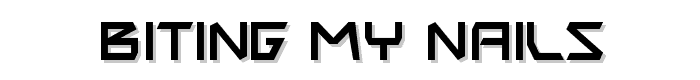 Biting My Nails font